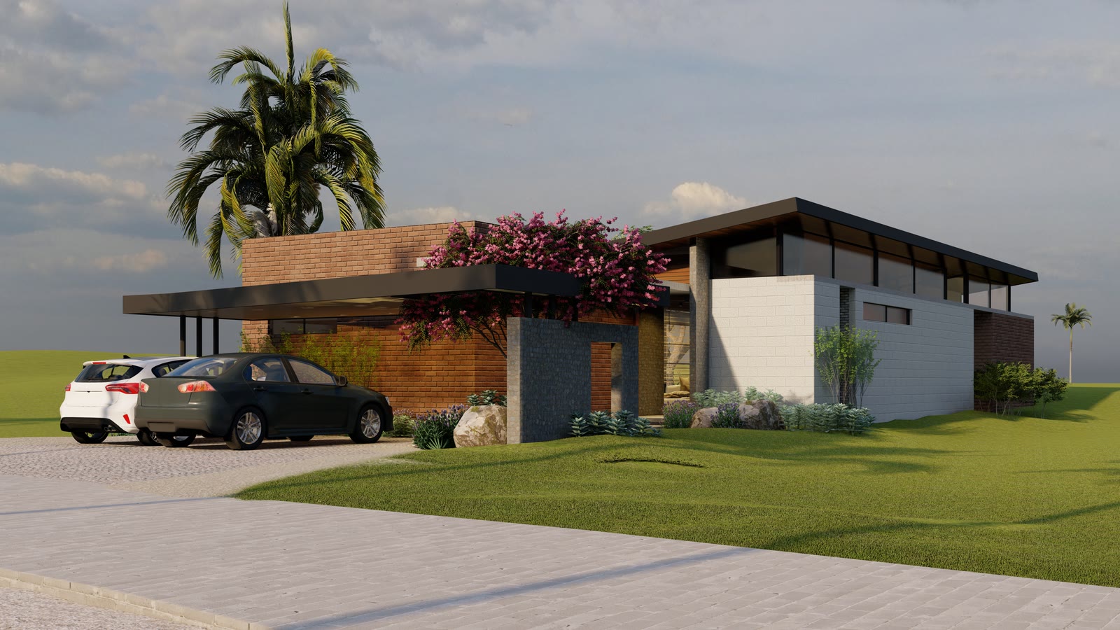 Render del proyecto AV, vista 1