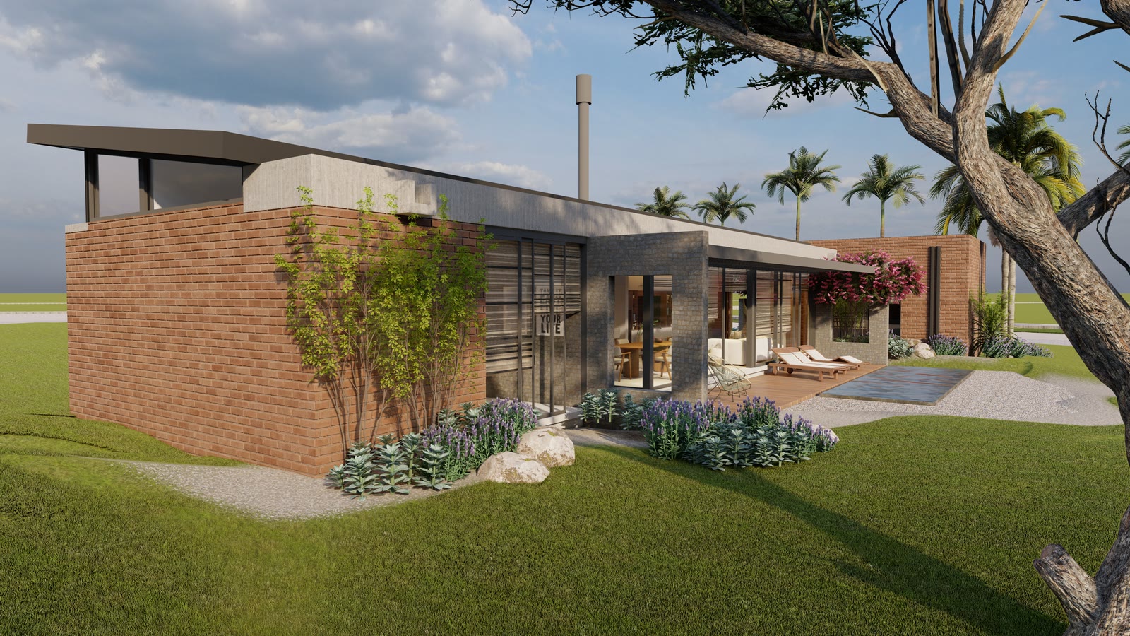 Render del proyecto AV, vista 2